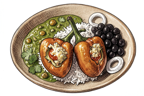 Salsa Verde Soslu Chiles Rellenos