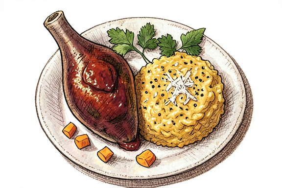 Osso Buco Risotto Milanese ile