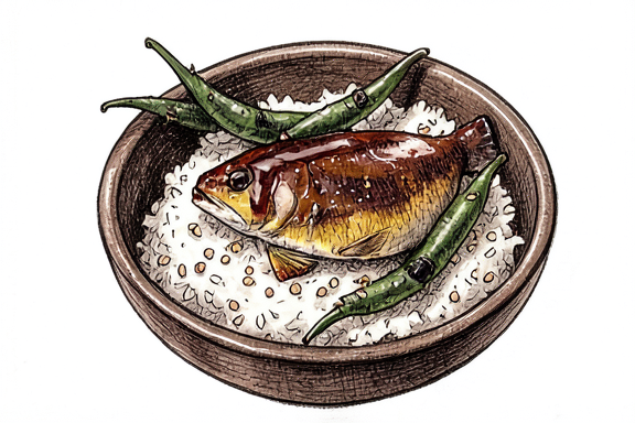 Susamlı Yeşil Fasulye ve Pilav ile Teriyaki Somon